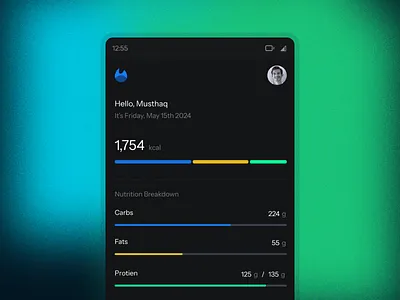 Health Tracking App application design ux