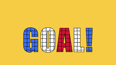 GOAL! animation motion graphics
