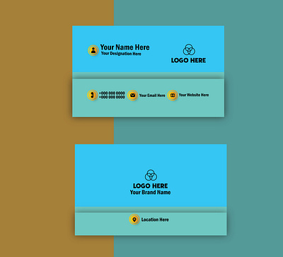Corporate Business Card Design branding business card corporate customizable design graphic design illustration logo modern design name card print print ready design professional unique design vector visiting card
