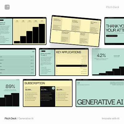 Startup Pitch Deck Template branding design kit pitch pitchdeck product startup template ui uikit ux