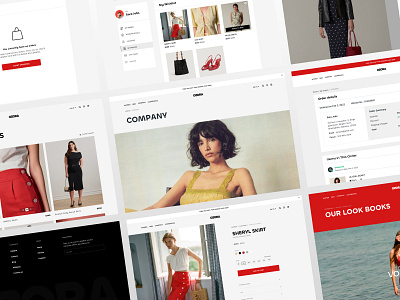 Fashion Brand - OZORA design graphic design ui ux web