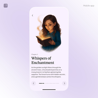 Mobile Reading App ai branding clean ui design ios app mobile app design product reader startup ui user interface ux