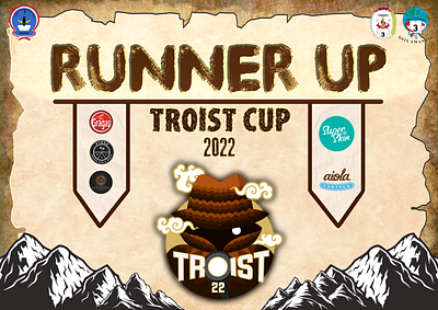 Detective Theme Achievement Certificate Design achievement branding brown certificate detective esports event graphic design ibispaint illustration mountain mysterious old plakat poster runner up sports tournament vintage winner