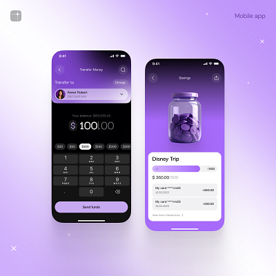 Online Banking Mobile App iOS banking branding clean design finance ios app mobile app money online banking product request send money startup ui ui design ui interface ux