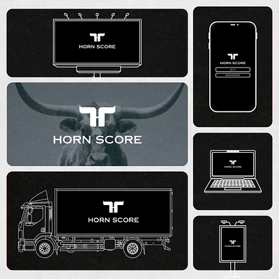 Horn Score’s Bold Brand Identity agri branding brand identity branding cattle feed cattle logo custom logo design dynamic feed company flat h logo hand drawn handcrafted handmade horn lettermark logo minimal modern symbolic