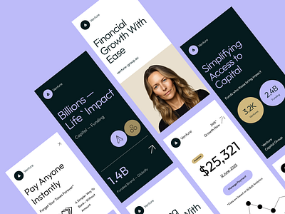 Mobile App - Angel Investor - Pitch Deck agency android app angel investor app app design branding capital dstudio agency funding investor ios mobile app mobile app desing payment app pitch deck product design saas ui user experience vc