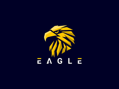 Eagle Logo ben naveed bold branding eagle eagle head eagle logo falcon for sale unused buy freedom graphic design hawk head liberty mark mascot nature negative space strong symbol vulture