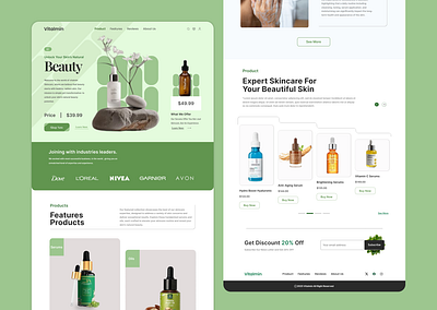 Olive Oil Website Design ecommerce website ecommerce website design figma design figma website design oil website olive oil website design product website web design