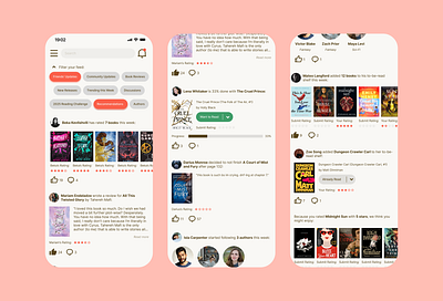 Goodreads App Redesign app books goodreads mobile reading redesign uiux uiux design
