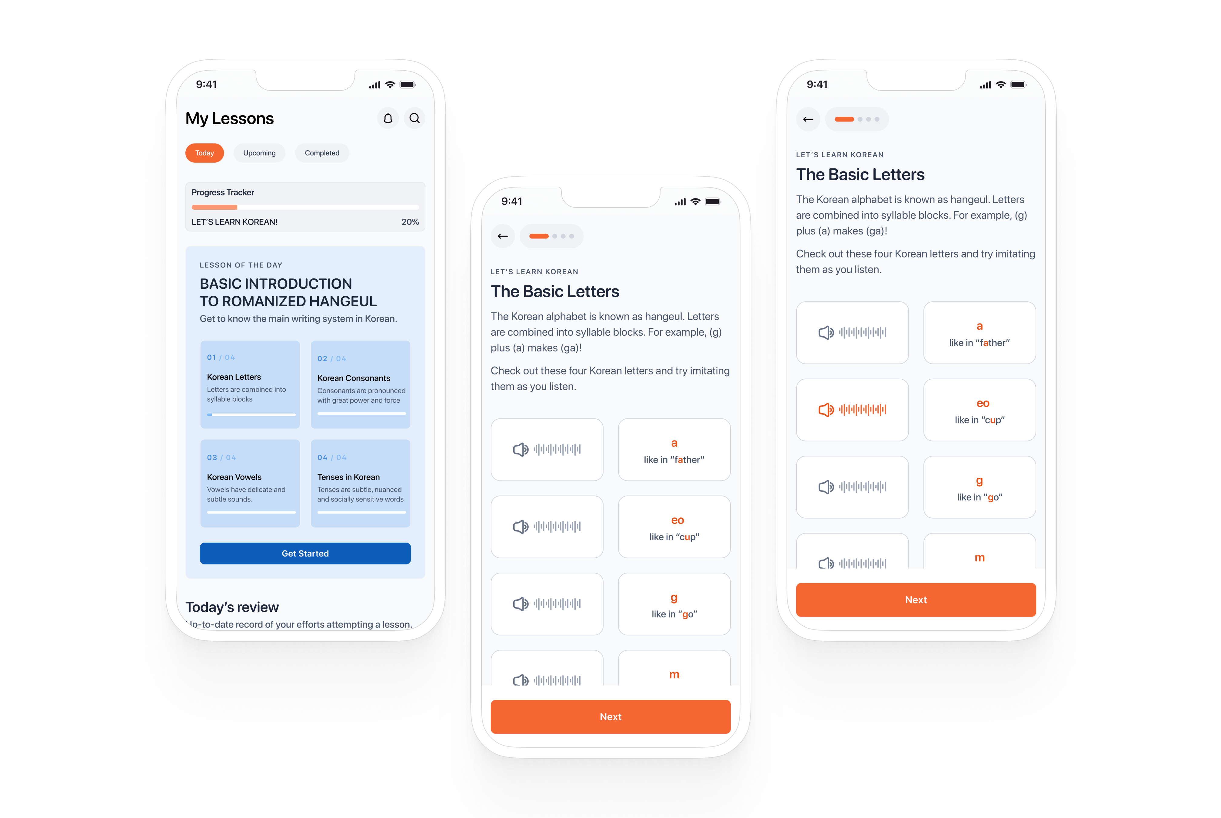 Language Learning App app design language learning app mobile app design ui design