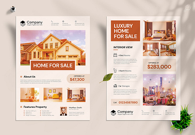 Luxury Real Estate Flyer Template premium flyer design