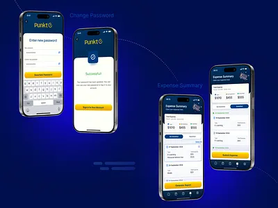 App Screens — Time & Expense Tracker app appscreens expenseapp figma graphic design mobile design mobiledesign timetracking ui uxui