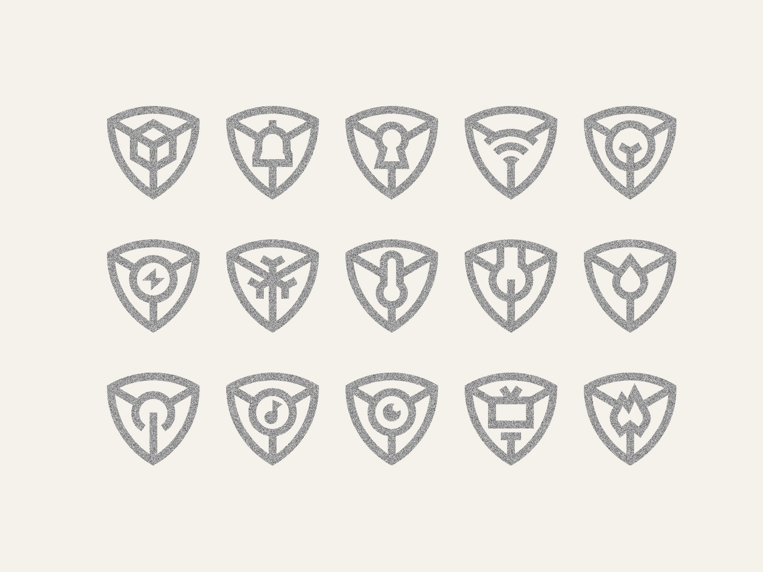 Example of Custom Modern Logo And Icon Pack Design