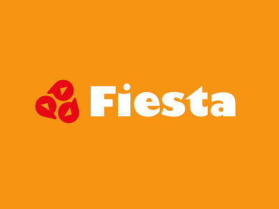 Fiesta bold branding bubbles chat design fiesta geometric logo logodesign modern