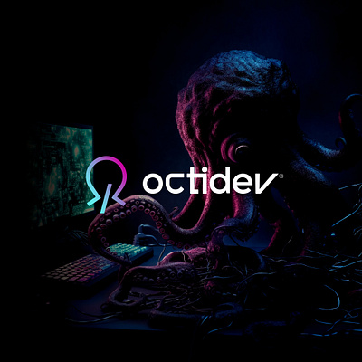 Octidev Software, Web development company Logo coding logo design developer company logo digital agency logo it company logo logo branding logo design logo designer logo mark logo presentation logos logotype minimalist logo modern logo saas logo startup logo tech logo visual identity