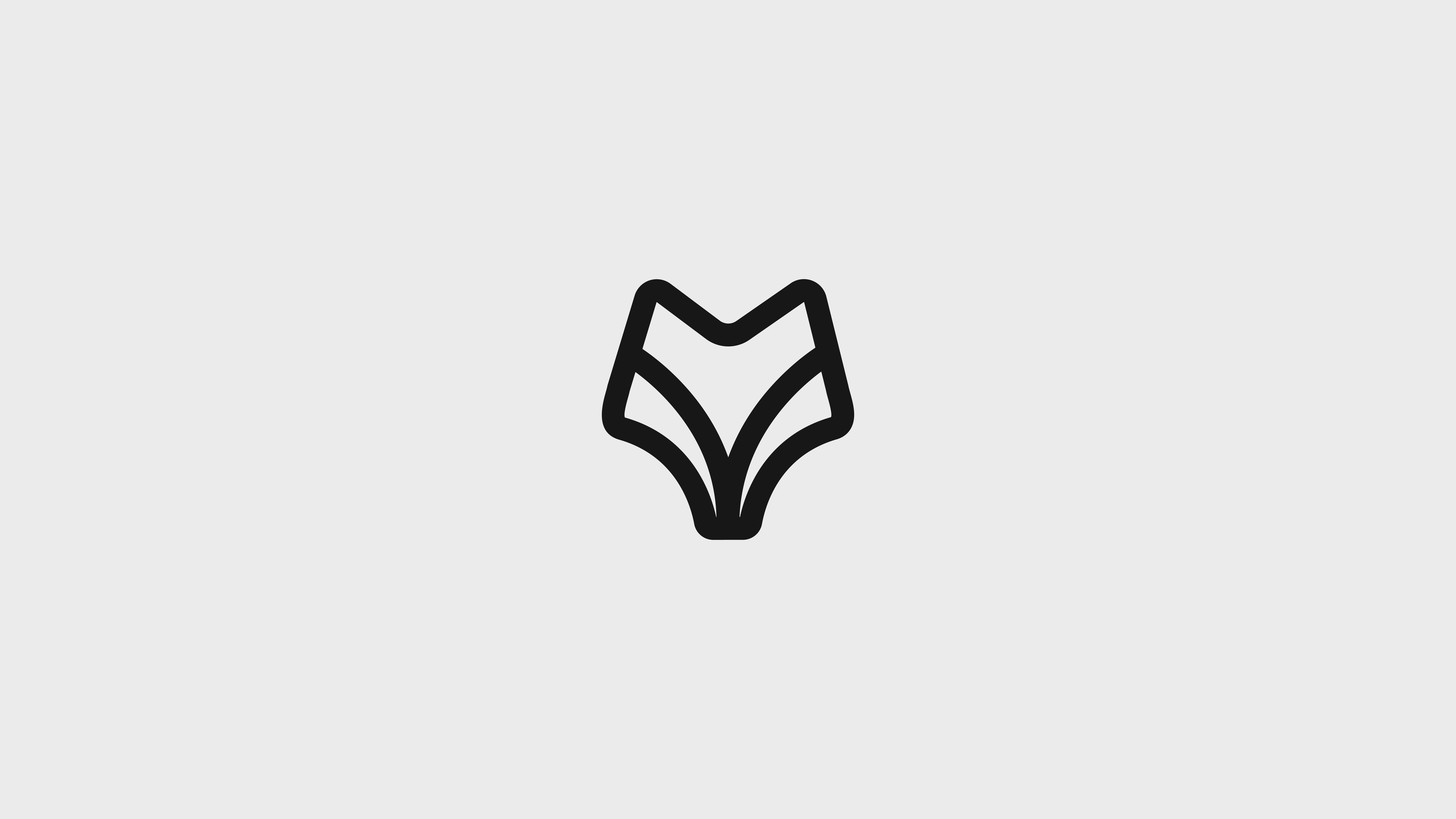 Minimalist fox logo animal logo brand identity fox logo graphic design logo design logo mark logotype minimalist logo modern logo print typography wolf logo