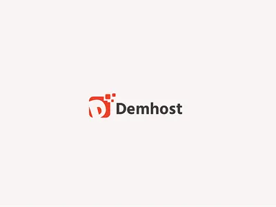Host logo for digital media brand identity branding creative design host hosting illustration logo logotype minimal typography