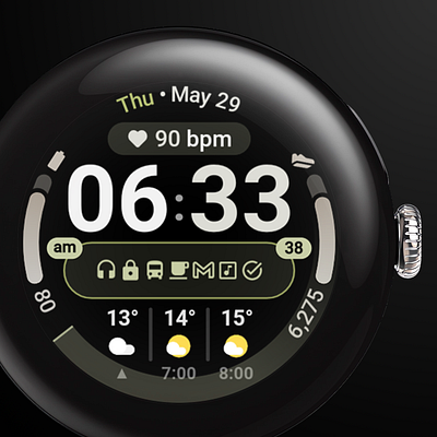 Apex 2.0 Watch Face amoledwatchfaces android wear design digital galaxy watch pixel watch watch faces watchface wear os wear os 5 weather