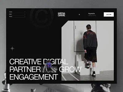 Personal Portfolio Website Animation after effects agency animation branding dark landing page motion design motion graphics personal website portfolio ui ui design uiux web design website