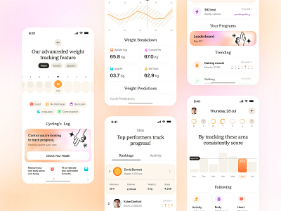 Health Care App app apps design design diagnosis doctor health app health overview healthcare medical care medical stats minimal mobile app mobile application mobile ui monitoring nutrition orix sajon ui ux