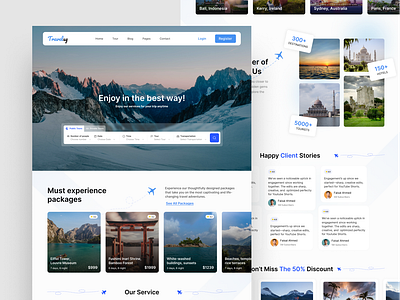 ✈️ Travel App UI travelapp traveldashboard travelui travelux wanderlustdesign website website design