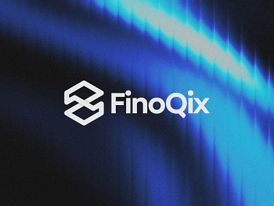 FinoQix – AI-Powered DeFi Logo Concept ai logo blockchain design crypto logo defi logo fintech branding monogram neural network smart finance web3 identity