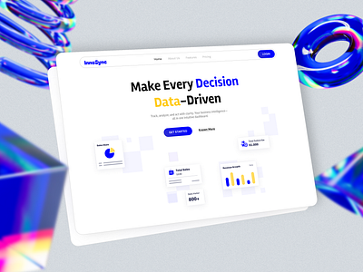 InnoSync - Landing Page digitalsolutions innosync landingpage techinnovation uiux webdesign workflowautomation