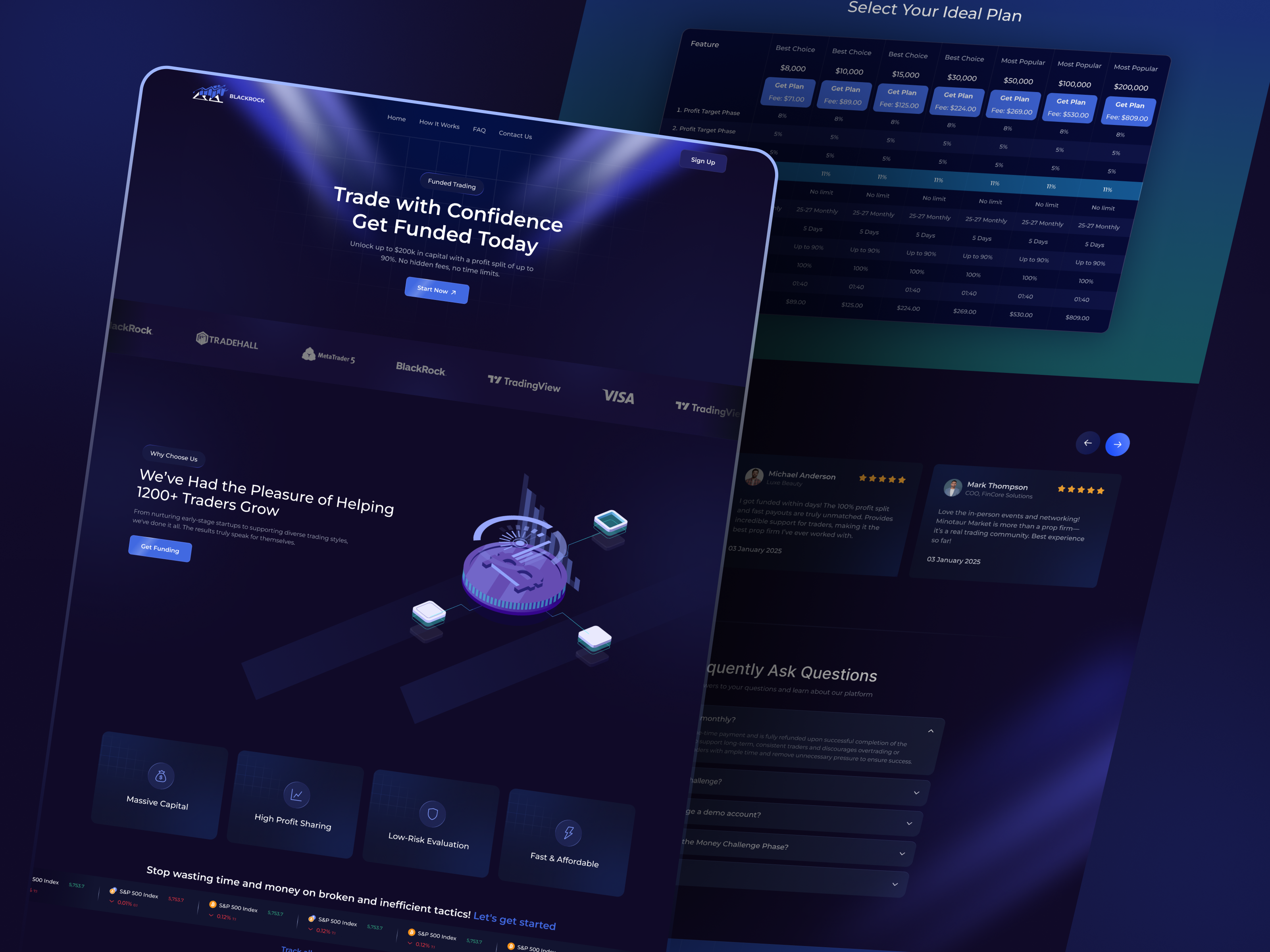 Example of Landing Page Design & Development