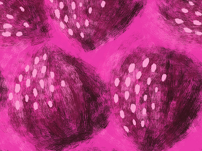 Textured Strawberry on Violet. Seamless pattern fabric fashion packaging pattern pink seamless strawberry textile violet