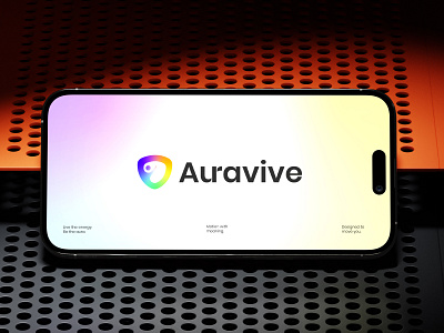 Logo Design auravive branding business logo custom logo empower logo gradient logo logo brand logo branding logo design logo designer logo inspirations logo mark logos minimalist logo modern sheild logo symbol