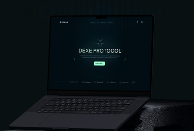 Decentralized Finance Website Design ai blockchain clean crypto cryptocurrency dao dark design dashboard defi design finance landing page ui design website