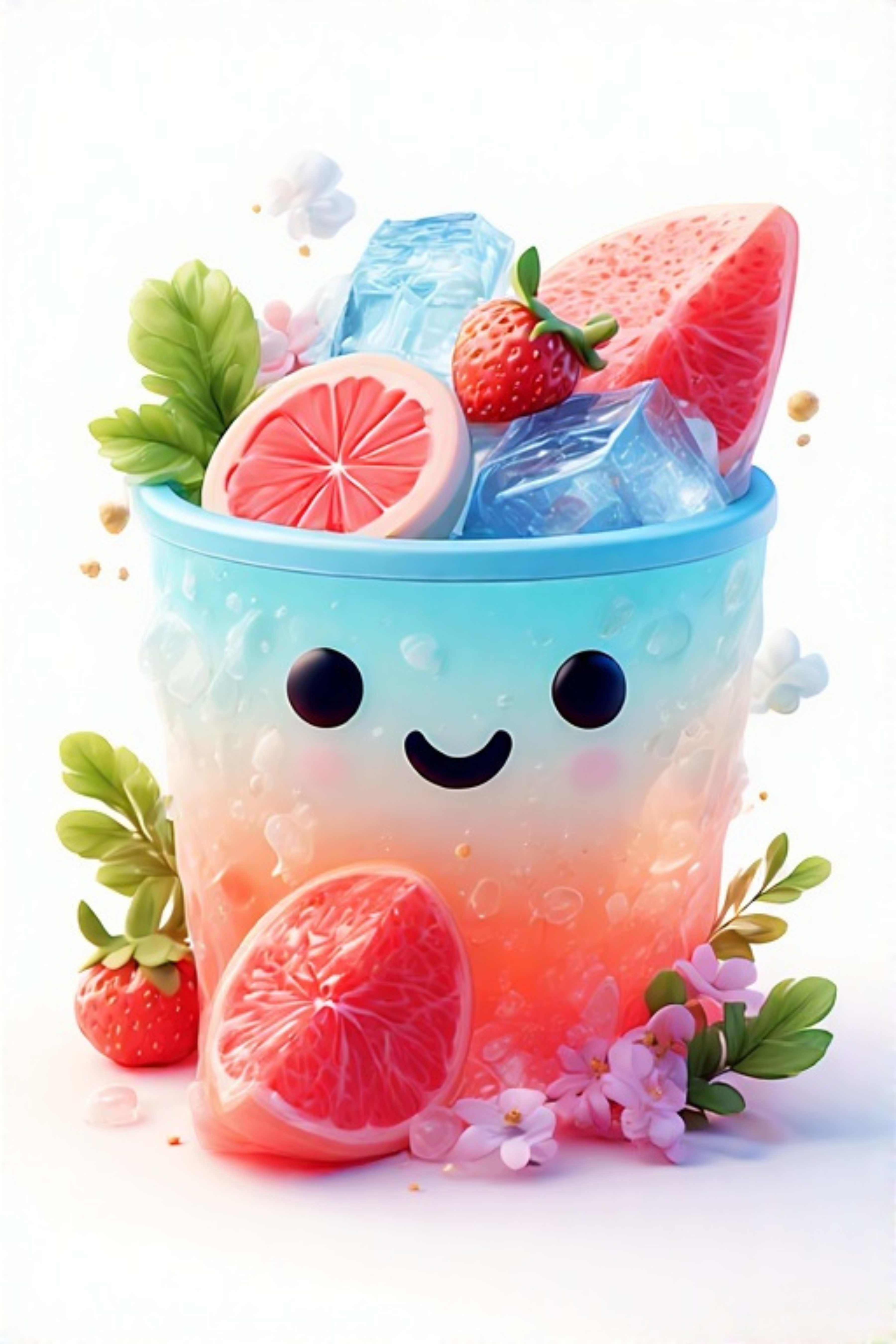 Summer delight clipart colourful creative digital art digital artwork food and beverage illustration fruit graphic design illustration