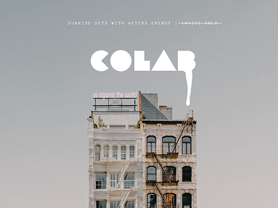 CoLAB | WWIP 6 branding design graphic design music typography