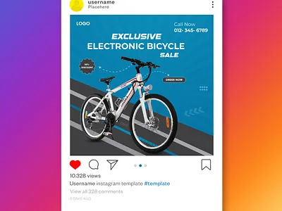 bicycle day social media post template branding design graphic design illustration logo social media post social media post design vector
