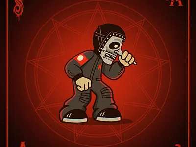 IOWA ERA NUMBER 3 alterfan alterfan art artist branding cartoon character coverart design icon illustration logo nu metal rock music slipknot slipknot art slipknot fanart slipknot iowa