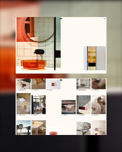 Farah Gorayeb - Interior Design Studio clean creative design minimal portfolio simple typography web