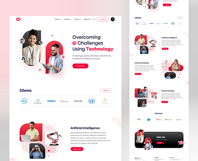 Homepage bannerdesign companywebsite graphic design homepage