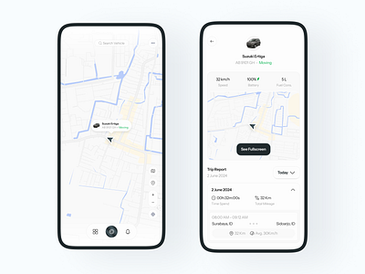 TrackWheels – Rental Car Tracking Made Simple animation car tracking design mobile app ui ui design