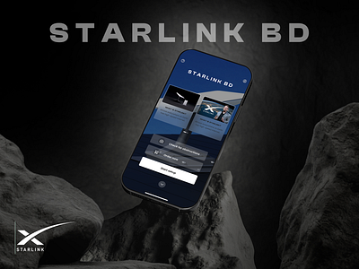 Starlink Network Mobile App UI Design app design internet mobile app network starlink uiux wifi