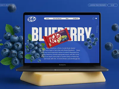 Break the Mold: KitKat Landing Page Reimagined casestudy figma interface landingpage saas ui uiux ux