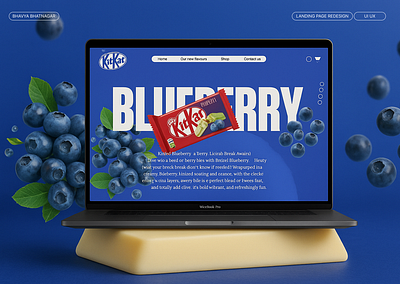 Break the Mold: KitKat Landing Page Reimagined casestudy figma interface landingpage saas ui uiux ux