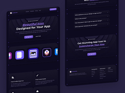 IconLayouts - Landing Page design for landing page design for web design for website digital design framer framer designer framer developer framer landing page framer website landing page landing page design marketing website ui ui design ui for landing page web design web ui website design website ui website ui design