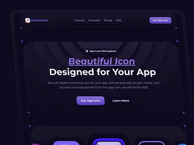 IconLayouts - Website Hero design for landing page design for website in framer digital design framer framer designer framer developer framer landing page framer website landing page in framer landing page ui landing page ui design marketing website ui web design web ui web ui design website design website design in framer website in framer website ui