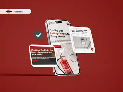 Smart Fire Safety Web Design for Vigilant Protection agencycreatives branding design illustration ui uiux userinterface webdesign webdevelopment website