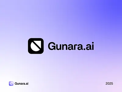 Gunara ai analytics app artificial intelligence automation branding data deep learning design icon identity integration logo logo design logodesign mark smart symbol