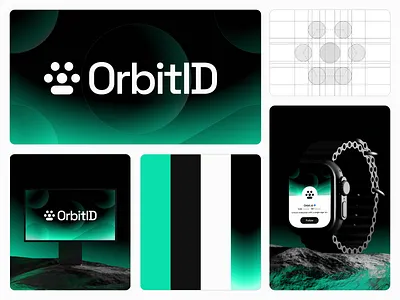 OrbitID - Branding ai brand branding human id identity login logo mark orbit person space tech
