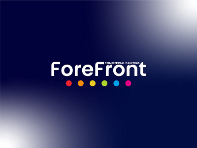 Painting brand Logo branding campaign circle color commercial flow gradient logo logotype marketing ooh paint painting saas