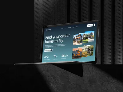 EstateHub - Real Estate Website Design apartement buy property choyon home rent landingpage modern real estate real estate agency real estate website design rent property rent website responsive design sell property travel website ui design uiux ux design web design website website design