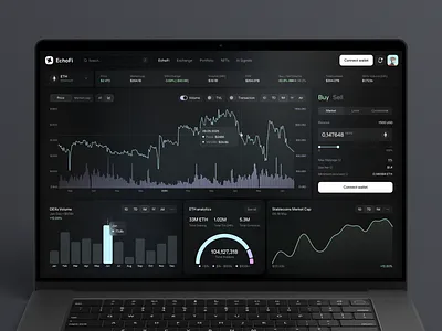 Cryptocurrency Trading Dashboard UI Design analytics dashboard app interface application ui core app dashboard cryptocurrency app dashboard design dashboard ui financial ui fintech modern dashboard trading dashboard ui design web application design web design web interface design
