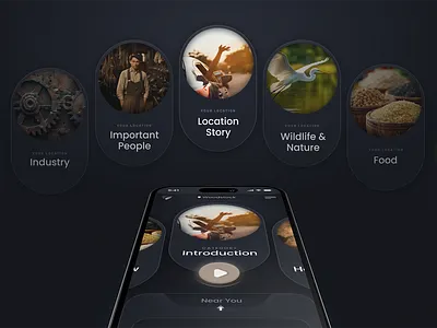DriveStories.com ai app automotive design drivestories hmi roadtrip stories travel ui